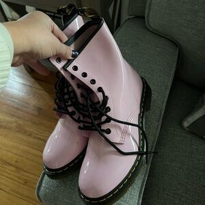 Patent Pink Dr. Martens Boots Size 9 Women
NWOT